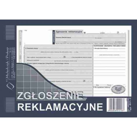 Druk MiP Zgłoszenie Reklamacyjne A5/39